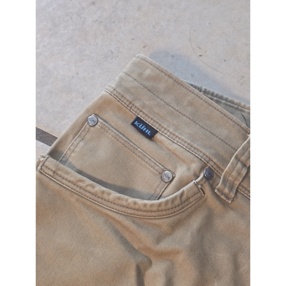 KUHL Ryder Pants Mens 38x32 Vintage Patina Dye Khaki Rugged Outdoor Workwear - Picture 5 of 14